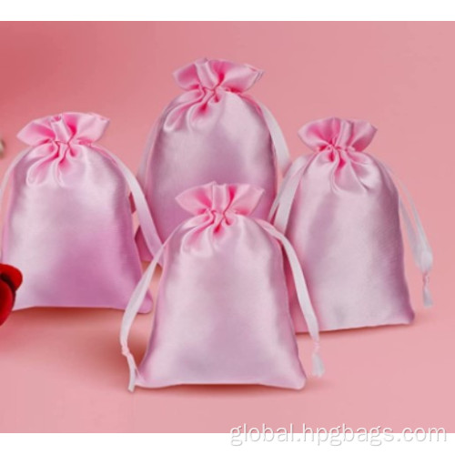 Silk Pouches Satin Gift Bags with Drawstring Jewelry Silk Pouch Manufactory